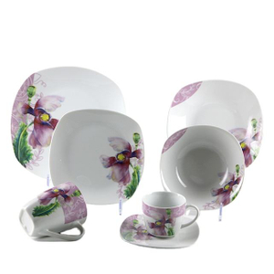 72 Pcs Dinner Set Ceramic Dinnerware Set Custom Design
