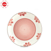 High quality pink flower printed dinnerware set factory price