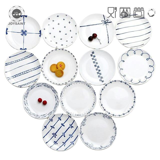 Ceramic Dinner Set New Bone China Fine Porcelain 72pcs Dinner Set