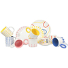 Newest flower design new bone china 16pcs dinnerware set tableware