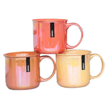 Hot Selling Pearl Glazed Glossy Gift Ceramic Milk Tea Coffee Mug Cup for Gift
