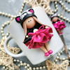 Cutie Cat Girl Dress up Ceramic Mug Polymer Clay Gift Mug
