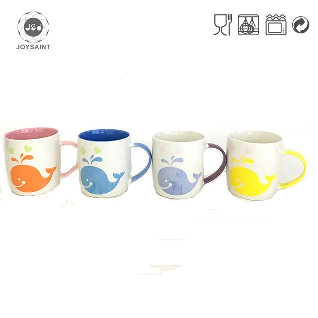 Hot Selling Boy Decoration 3D Polymer Clay Ceramic Gift Milk Coffee Cup for Father's Day