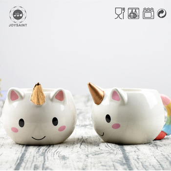 Hot Selling Boy Decoration 3D Polymer Clay Ceramic Gift Milk Coffee Cup for Father's Day