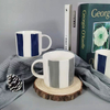 Cheap price factory ceramic coffee stacking mug set