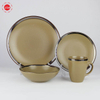 Promotional stoneware dinner plate dinner set 72pcs cheap price