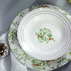 New Bone China White Mug Plate Tea Pot Dinnerware Set Plate Set