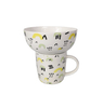 2024 Hot Selling Cute Cartoon Animal Mug Bowl Set Custom Design