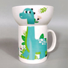 Newest Cartoon Animal design Christmas Mug Bowl Set Gift Packing
