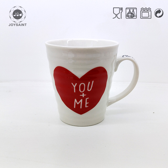 Hot Selling Boy Decoration 3D Polymer Clay Ceramic Gift Milk Coffee Cup for Father's Day
