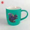 Hot sale soft touch colorful glazed coffee cup gift mug