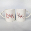 Valentine's Day Gift Mug Ceramic Mug With Heart Shaped Handle Couple Mug