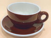 Best Seller Espresso Cup Pure Color Ceramic Coupe Shape Coffee Cup and Saucer Set