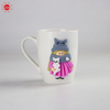 Popular Selling Product Girl and Flower Gift Polymer Clay Mug Ceramic Coffee Cup