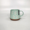 Nordic Design Color Glaze Embossed Coffee Mug for Daily Use