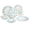 Simple Design Decal Printing 16pcs Dinner Set Plate Set