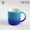 Hot Sale Eco-friendly Spray Glazed Mug New Bone China Two Color Ceramic Soft Touch Mug