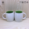 Wholesale Double Mould Coffee Mug Cheap Plain Ceramic Mug Blank Coffee Mugs