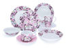 eco-friendly ceramic drinkware reactive glaze stoneware 16pcs dinnerware sets