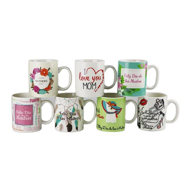 Happy Mothers Day Custom Hand-drawn Cartoon Gift Ceramic Coffee Mug